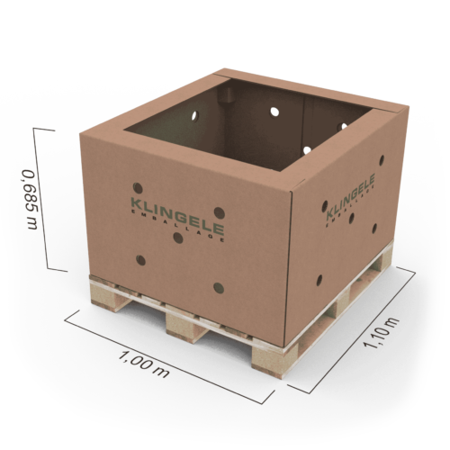 Caisses Mini Box 360KG STACK Measurements